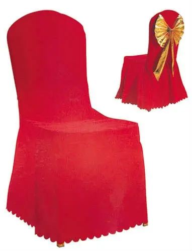 
Wholesale Red wedding banquet chair cover 