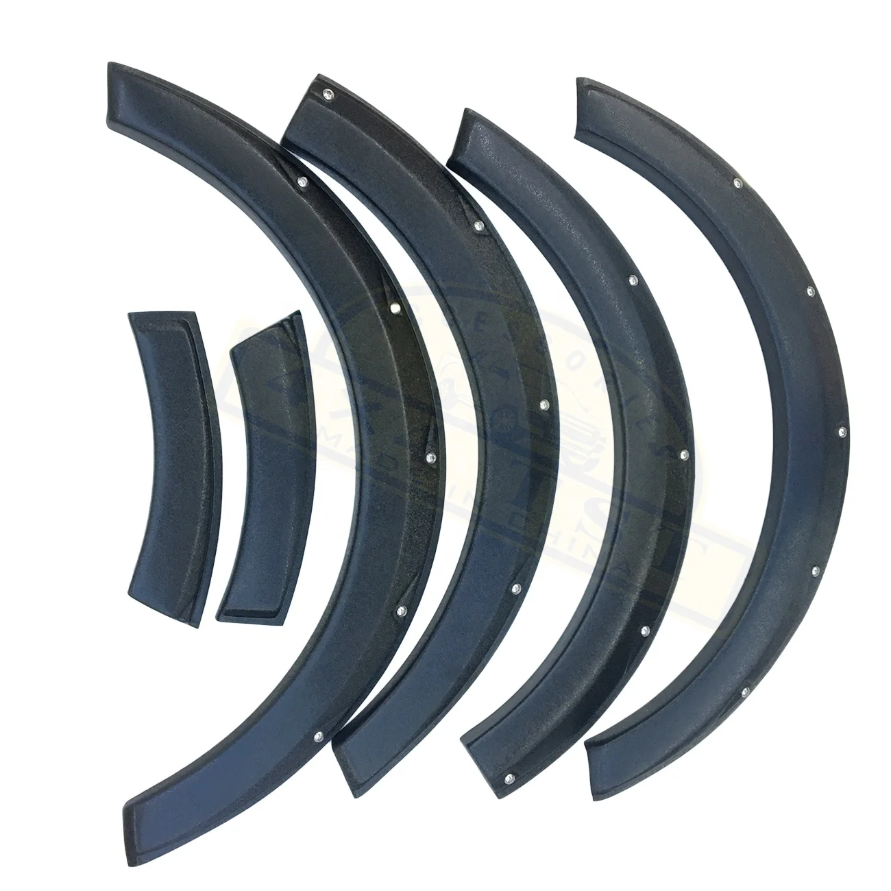 black wheel arch fender flares for hiace jinbei 2007 +