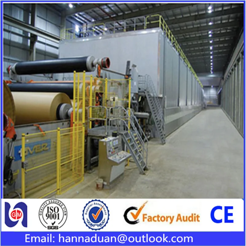 Бдм крафт гофрированная бумага делая машину сырье: макулатуры, Девственница целлюлозно, , Из бамбука, соломы