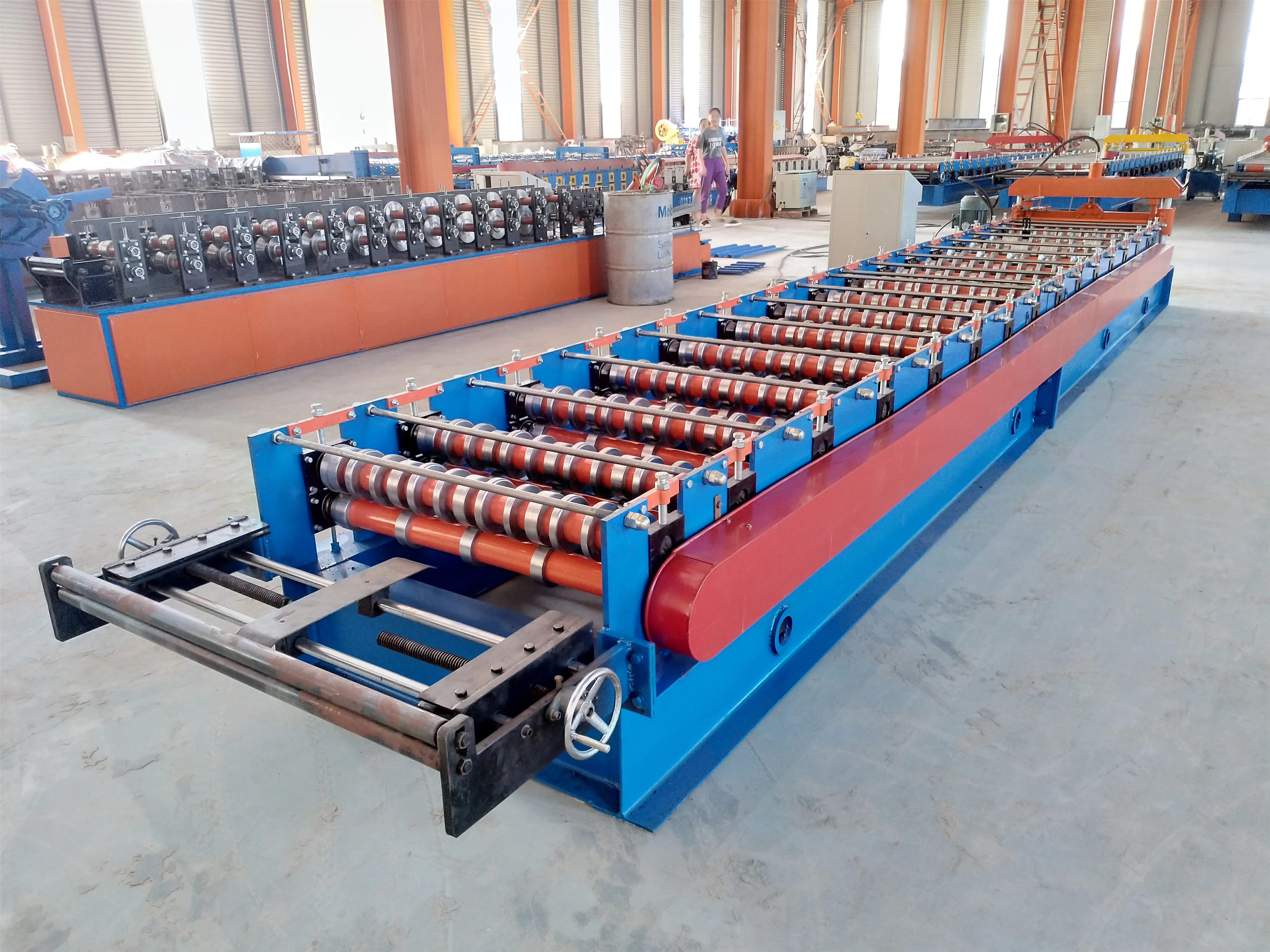 South Africa ibr metal roofing sheet roll forming machine