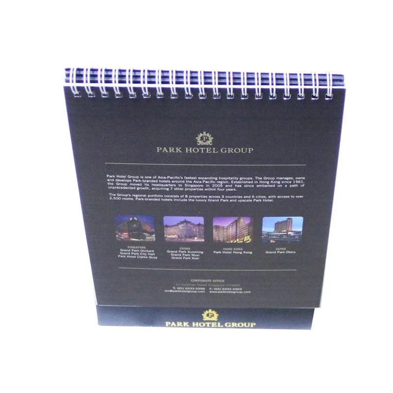 
 Custom Printing Tear Off Spiral Binding Desk Calendar  