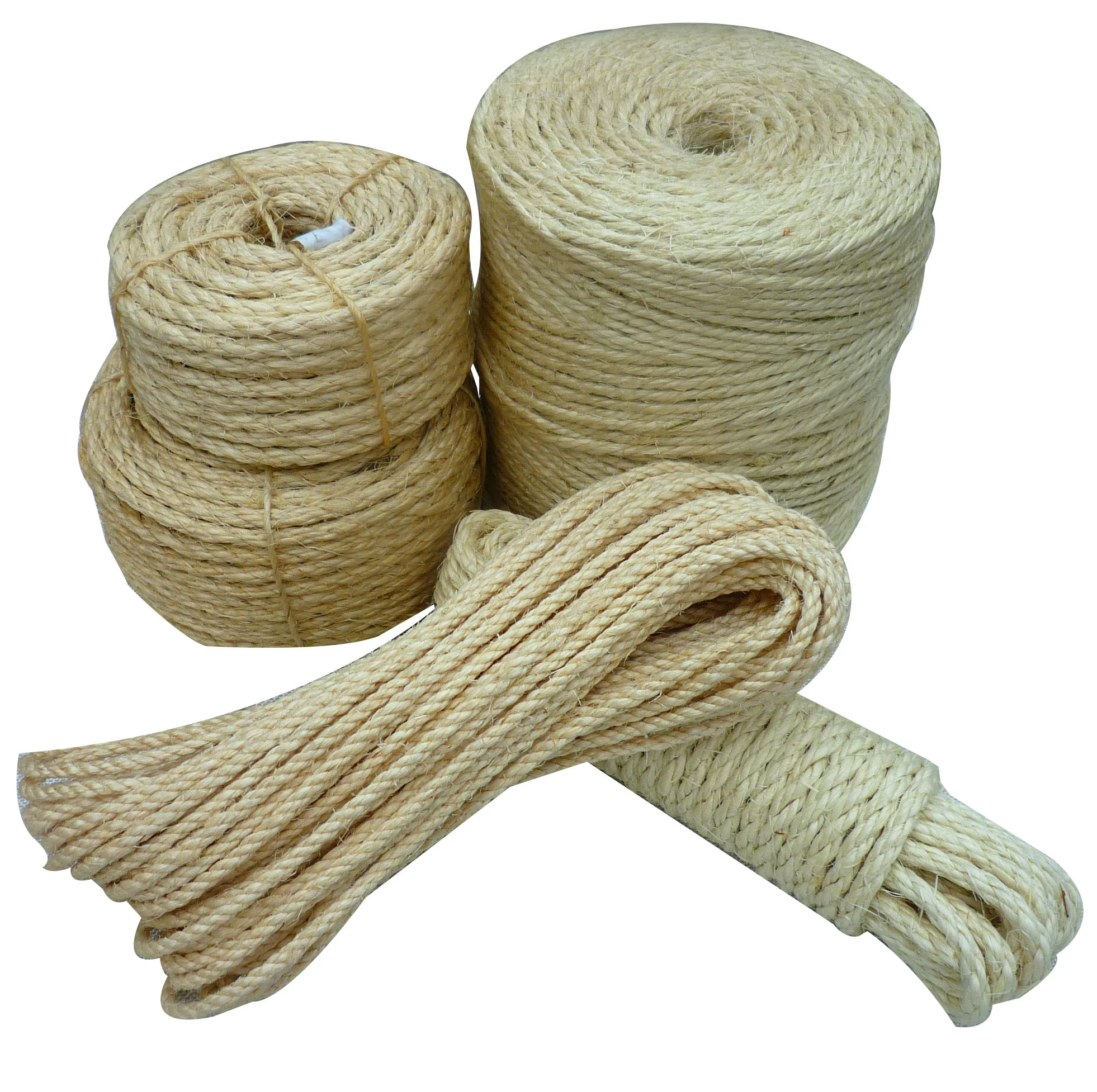 10mm Twist Rope Type and Sisal Jute  Material Sisal rope/sisal cord/sisal twine