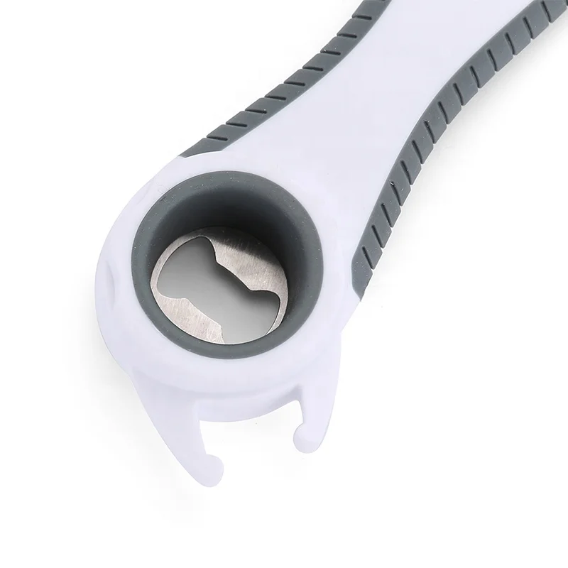 Wholesale 5 in 1 multipurpose can opener manual stainless steel bottle opener