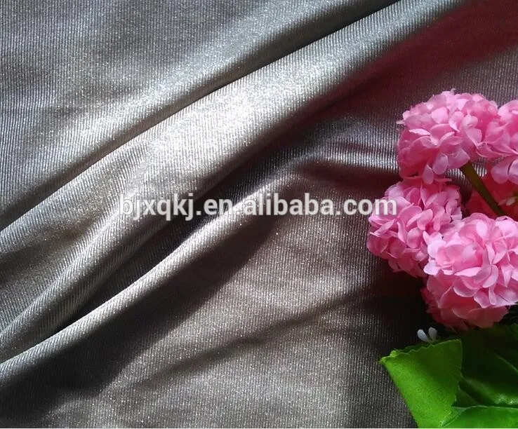 
100% Silver nano conductive fabric with silver thread 