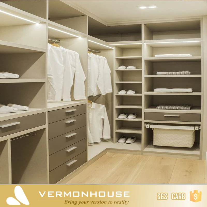 2021 Hangzhou Vermont Custom Wooden His walk in closet wardrobe cabinetry / Men Bedroom closet wardrobe Furniture