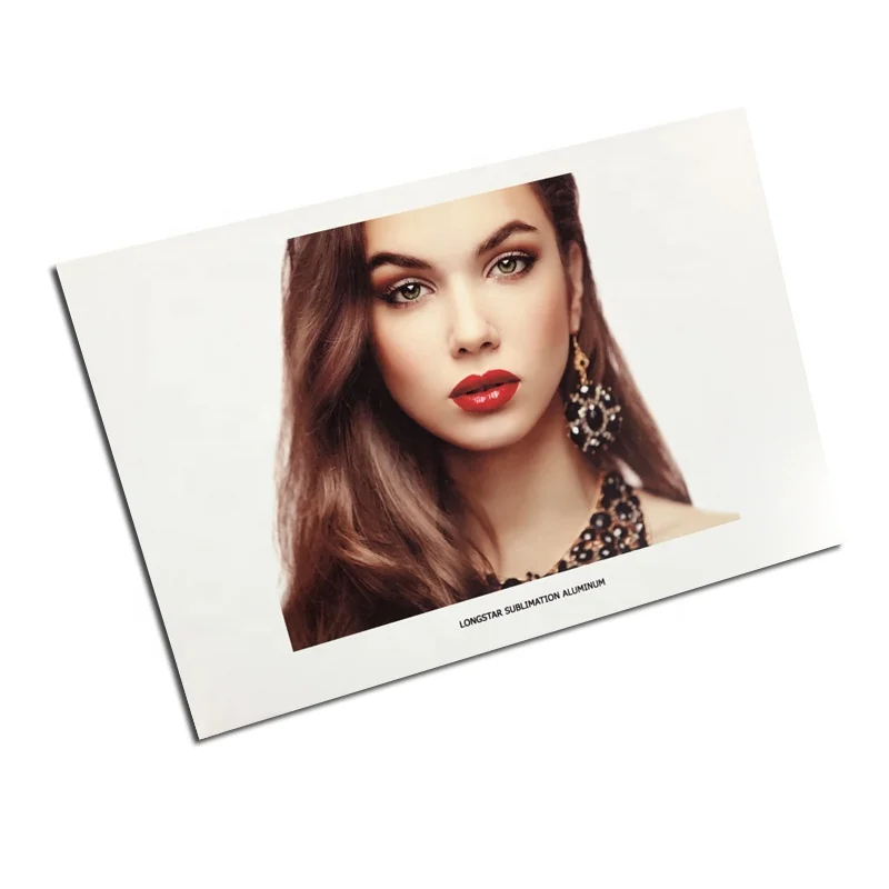 Sublimation Aluminum blanks sheet heat transfer printing picture printable sublimable blank coating plate brightsub metal coated