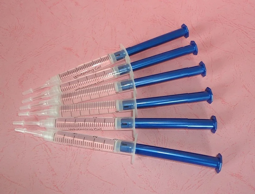 
35%Carbamide Peroxide Dental whitening gel kit Teeth Whitening Dual Syringe Gel 