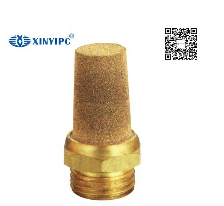 pneumatic muffler silencer filter brass muffler control flow