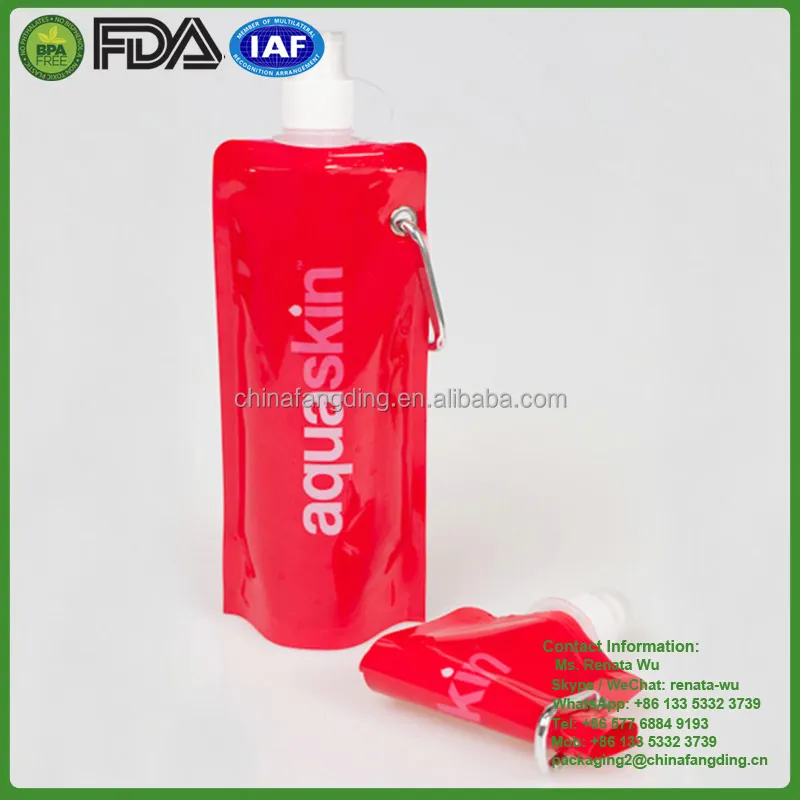 Голубая красная зеленая оранжевая пластиковая бутылка для питьевой воды разных цветов без БФА