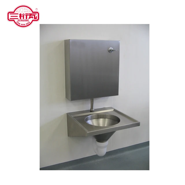 SS304 customized hospital surgical scrub sink  stainless steel with drainerboard hospital scrub sink