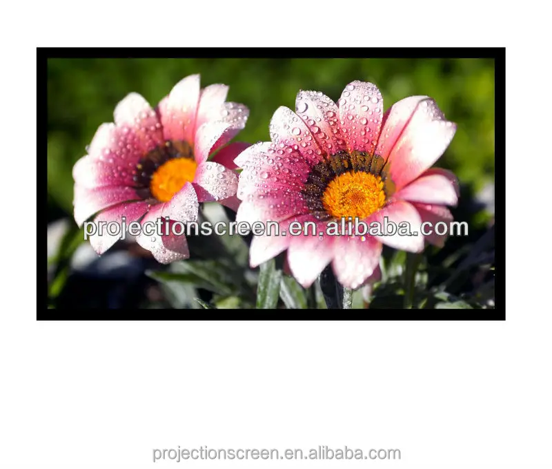 Высокое качество фиксированная рама проекционный экран для домашнего кинотеатра