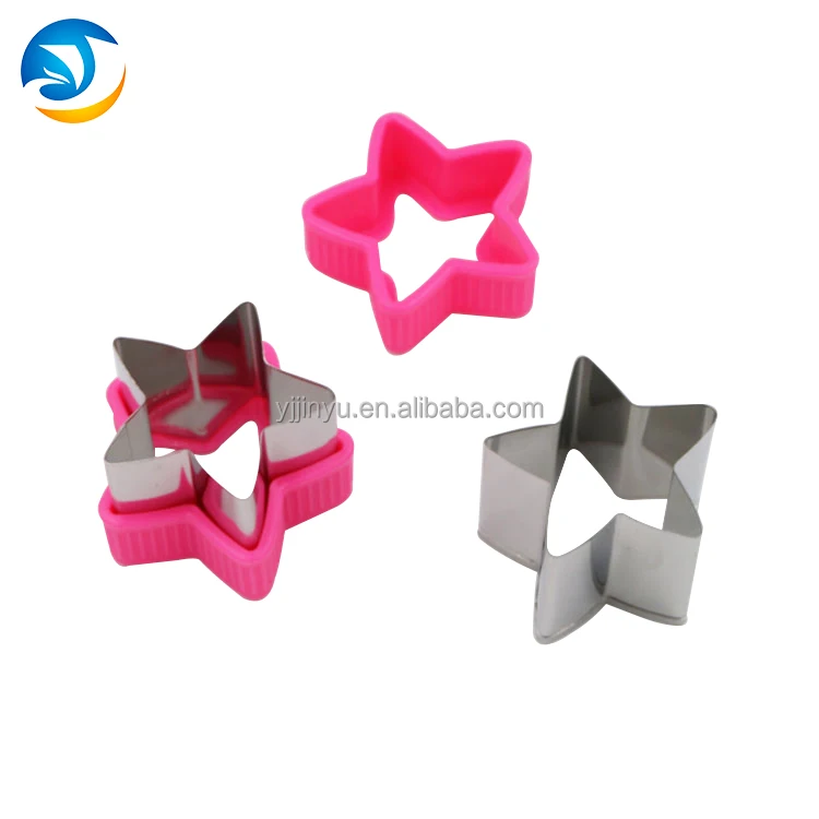 
Source Supplier Hot sale Kitchen Stainless Steel cookie sandwich vegetable fruit cutters 