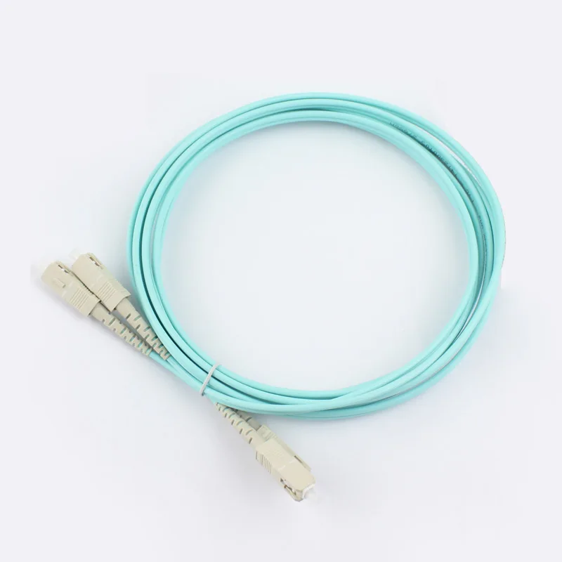 High speed transmission Lc to Lc Om3 om4 duplex 3 5 10mtrs fiber optic pigtail patch cord