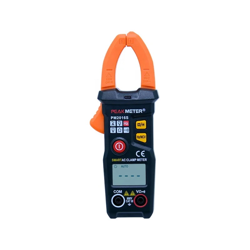 Dual Display 6000 Counts Auto Range AC Digital Clamp Meter with Clamp Frequency Test PM2016S