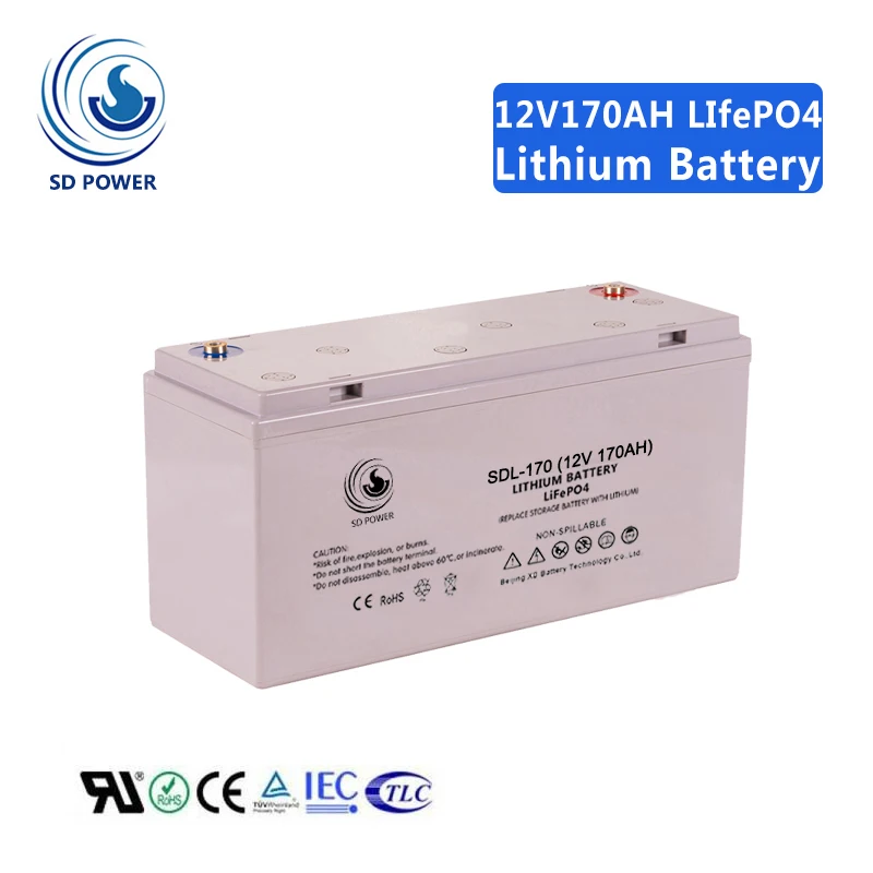 
Wholesale Cheap Rechargeable 12v 170ah lifepo4 lithium ion battery with bms 