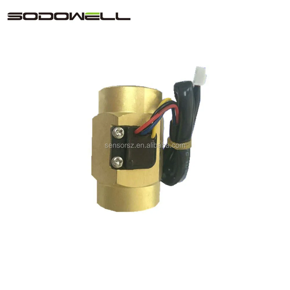 Sodowell Brass  flow meter water Flow Sensor