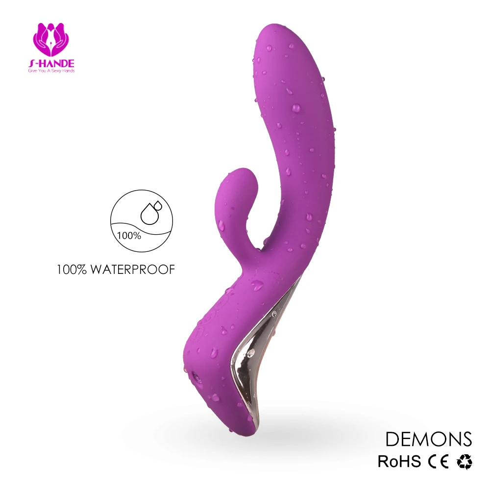 China OEM factory Triple Motors heated girls masturbation pink/purple moving rabbit vibrator