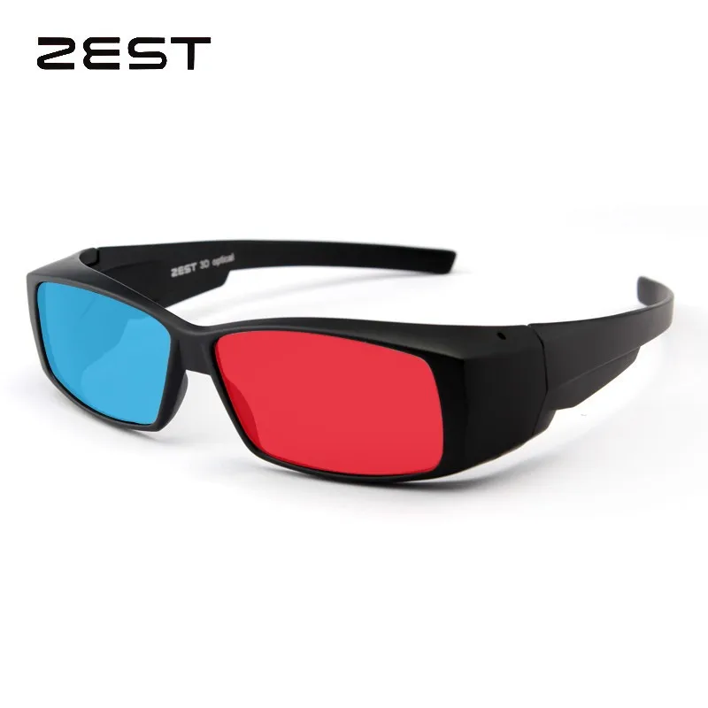 
ZEST Red Blue Cyan 3D glasses for 3D Movies Books Film TV 