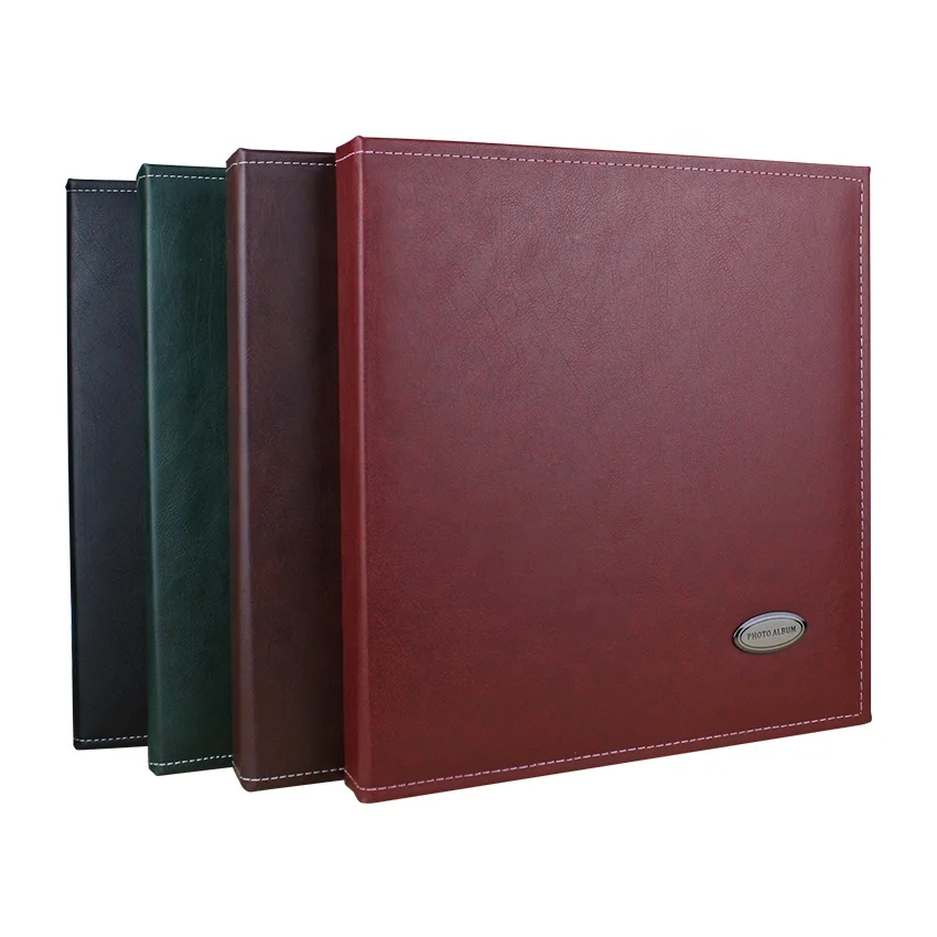 Guanmei PU photo album 40 pages Self adhesive album photo 12x12 inch Screw bound large wedding photo albums