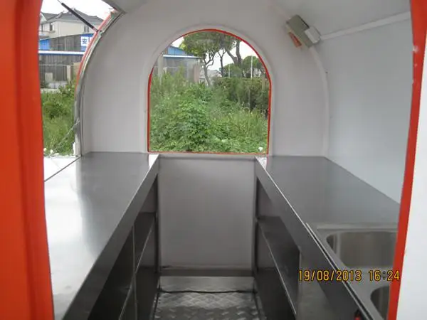 fast breakfast food carts mobile kitchen trailer/coffee hamburgers cart for sale