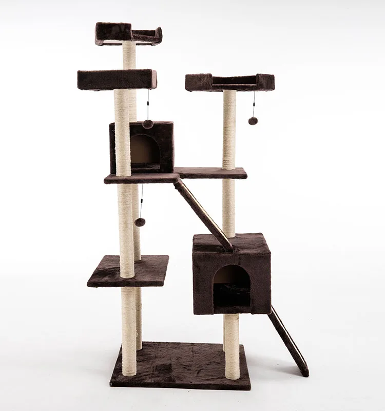Luxury large Manufacturer Cat Tree Scratcher Kitten Cat Tower Condo Cat Tree Furniture