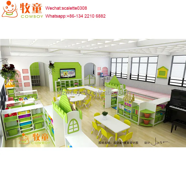 2018 новые привлекательные конструкции деревянные детские группе детского сада мебель