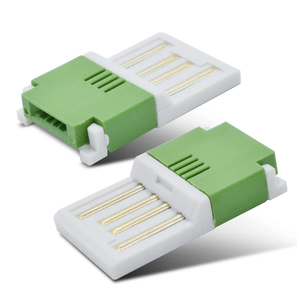 Заводской USB A Микро обжимной СОЕДИНИТЕЛЬ НАБОР PCB штекер с USB корпусом