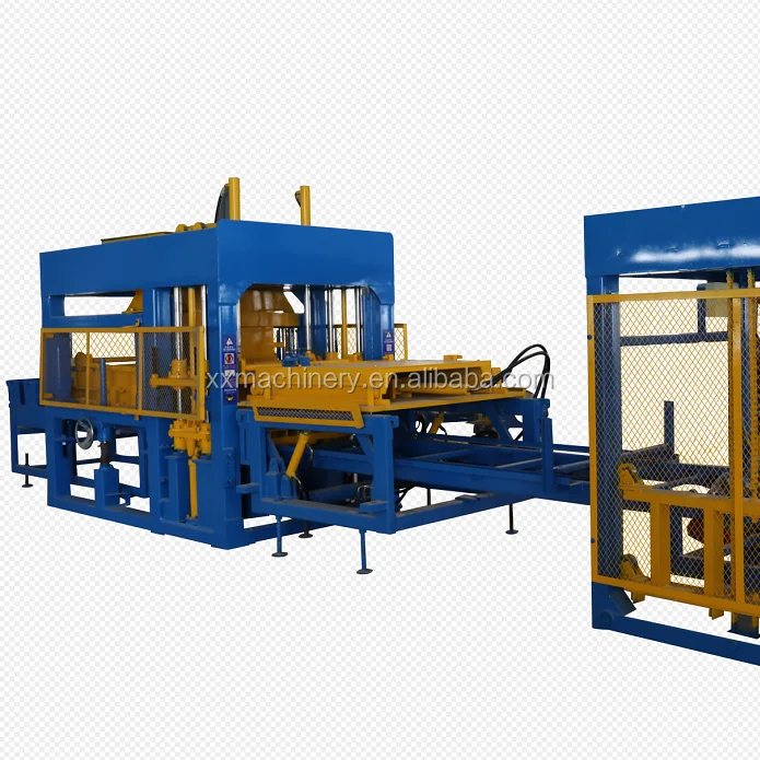 New Technology QT9-15 Automatic Vibrating Mass Production Concrete Brick Machine