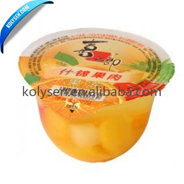 Plastic Cup/Bottle Aluminum Foil Peelable Lidding Film Lid Sealing Film