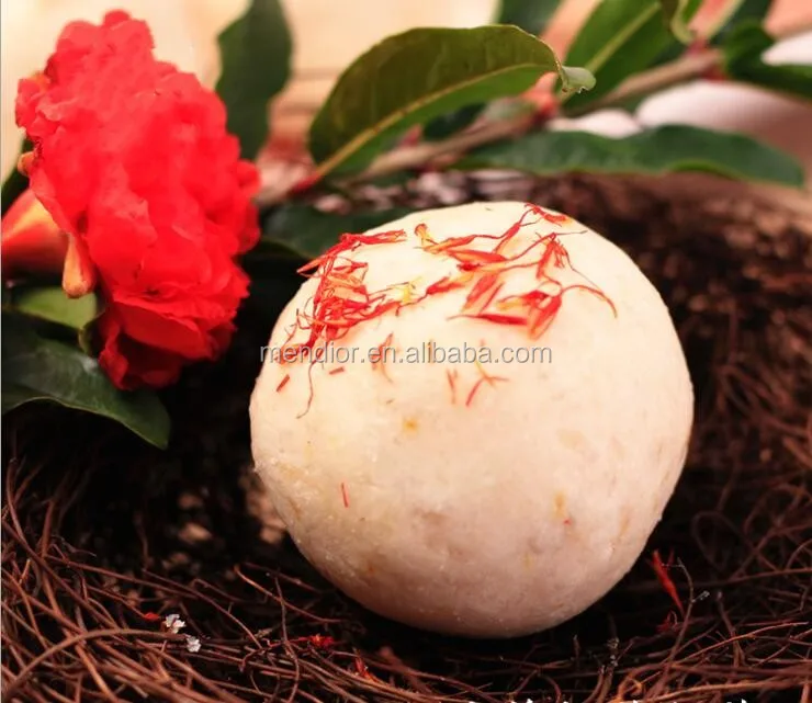 Menior wholesale Saffron & Goat milk handmade soap 4 times goat milk essence soap