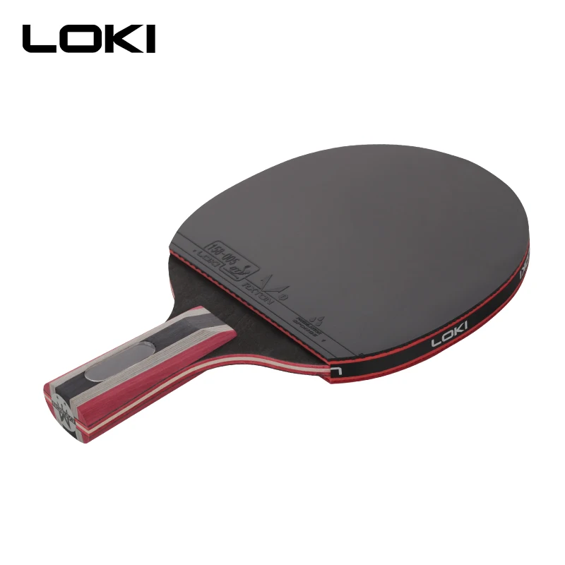 LOKI Wholesales available new 3 star good quality best table tennis racket with ittf approved rubber
