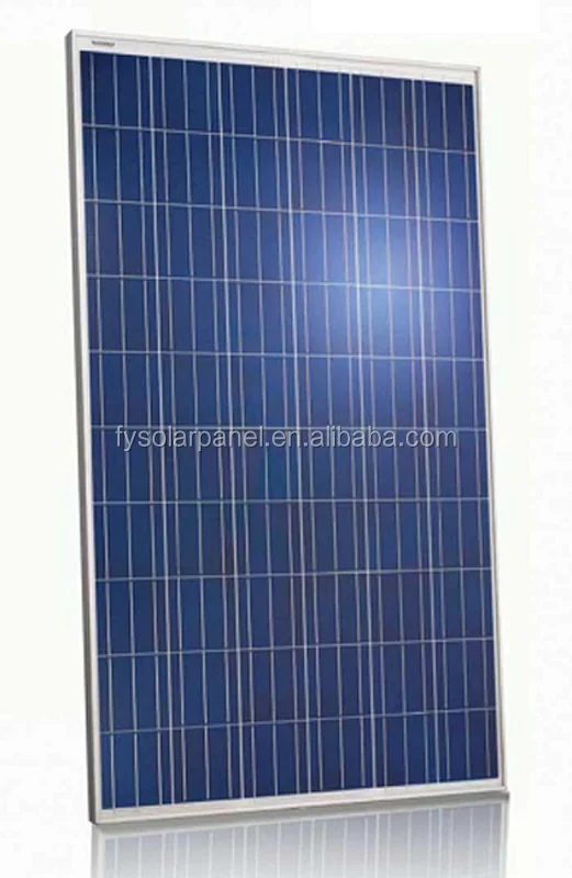 poly 60 cells 250w photovoltaic PV solar panel modules on roof tile for home