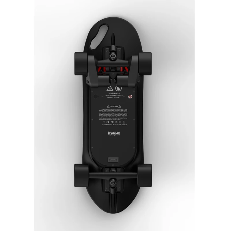 
iFasun battery powered adult e skate board wireless remote electric skateboard with dual belt motor 