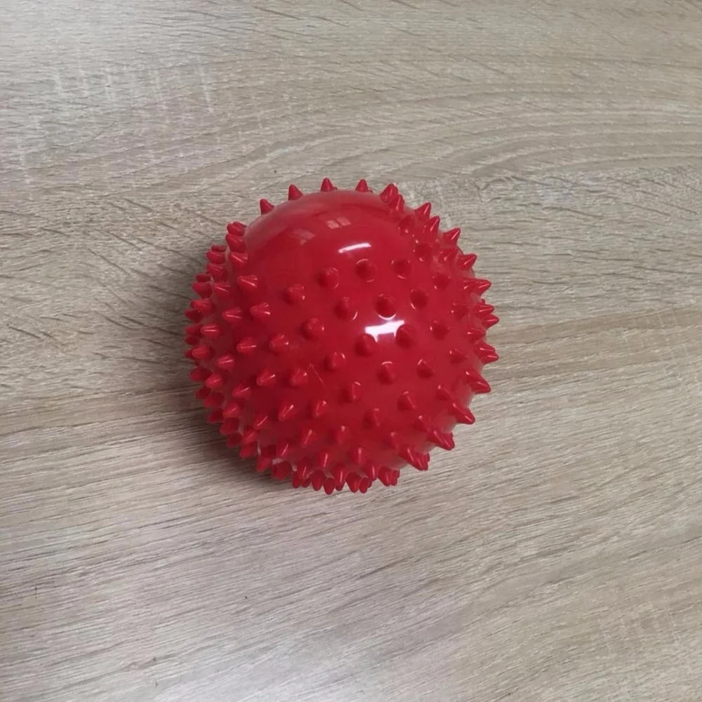 Diameter 9CM Inflatable Massage Ball Soft PVC Toys Indoor for Kids Colorful Ball Plastic Ball Custom Logo Printed Customized