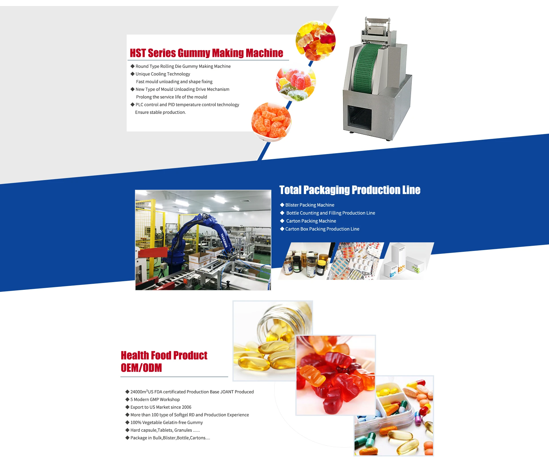 Auto servo Pectin jelly candy gummy depositor machine