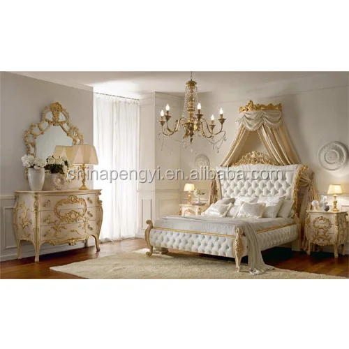Classical Golden Wedding Bedroom Furniture,Sri Lanka Furniture