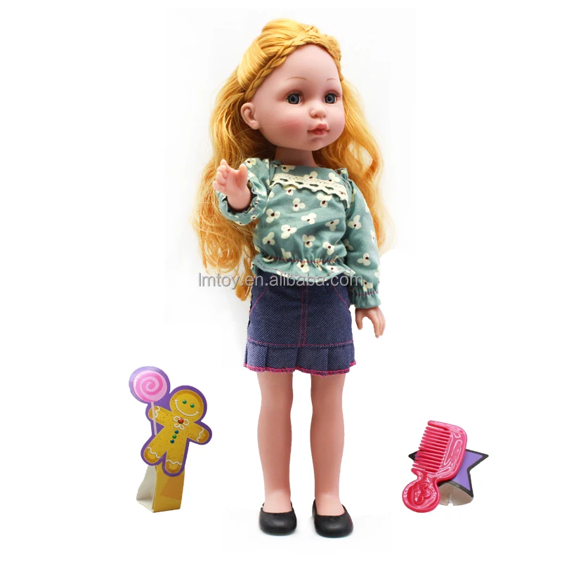 34cm Baby Girl  Doll, Plastic Vivid Fashion China Doll for Kids