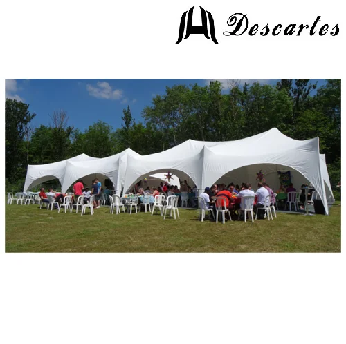 Outdoor Big Marquee Double Capri Stretch Tents For 300 People
