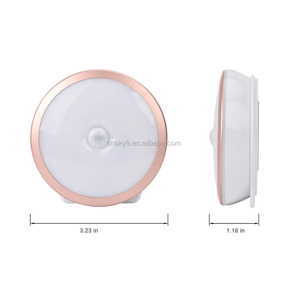 Светодиодный ночник с датчиком движения для прихожей, дорожек, лестниц, сада, стен, дорожек