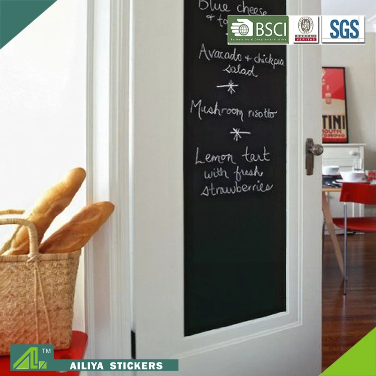 Removable erasable blackboard chalkboard jar label wall whiteboard sticker