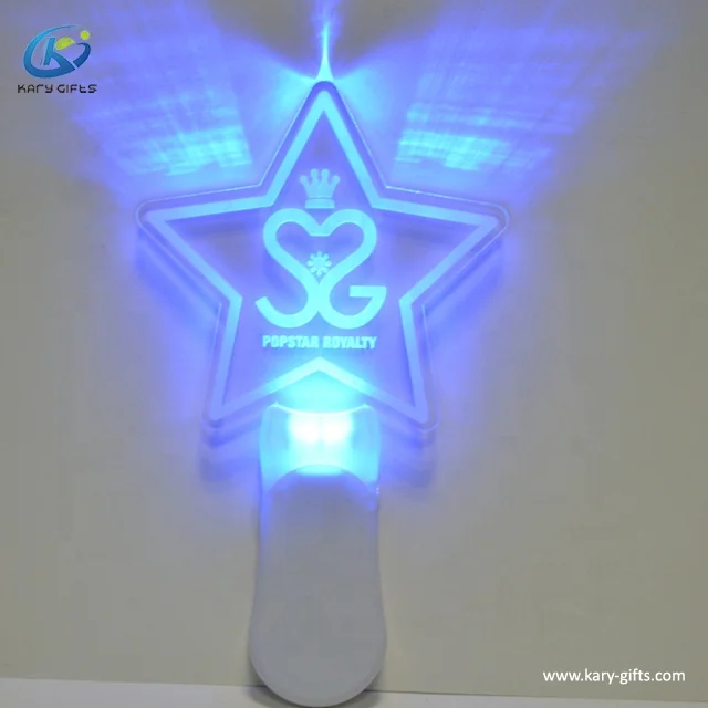 Christmas LED Blinking Acrylic Stick Customized Led Glow Star Stick Light