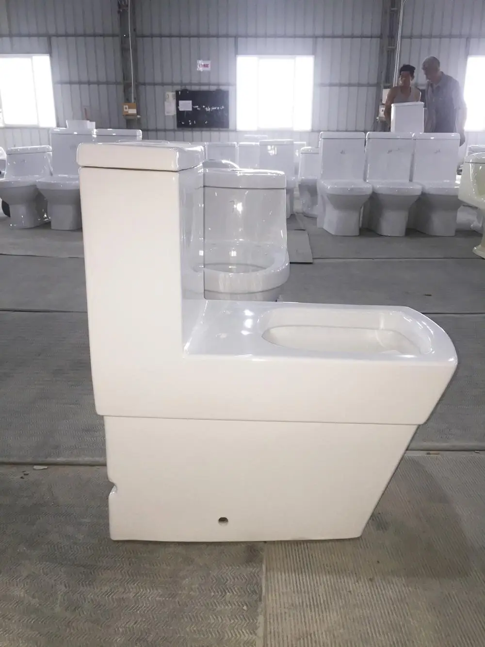 Bathroom sanitary ware ceramic square shape washdown wc toilets commode
