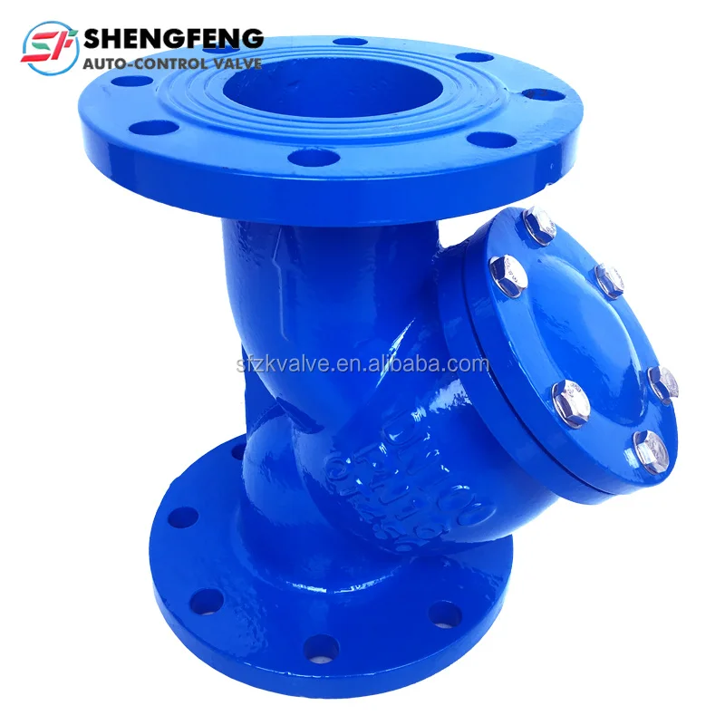 BS cast iron GGG50 DN100 PN16 Y filter strainer