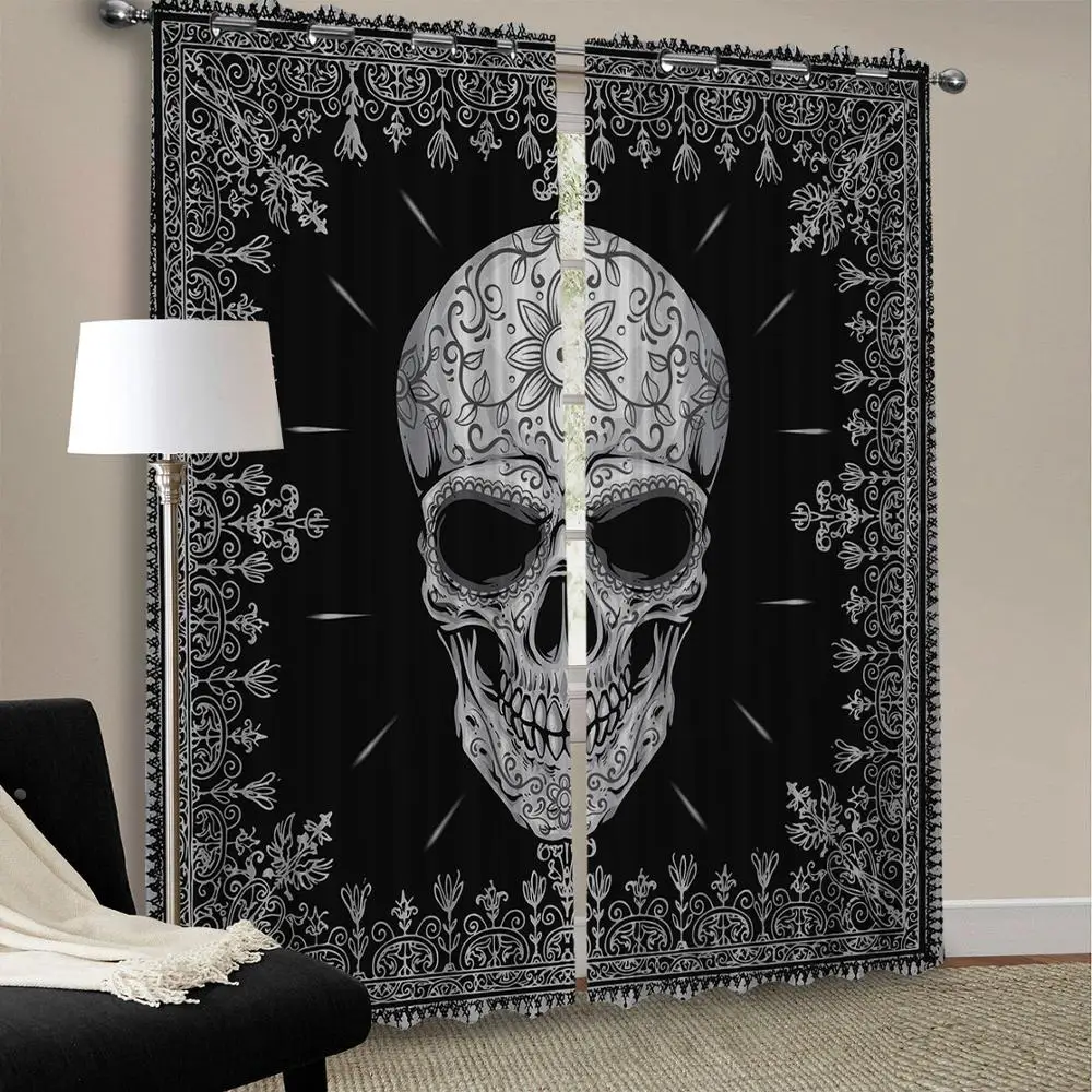 Modern Style Kawaii Cat Printing Blackout Curtains For Manufactured Hotel Home Used