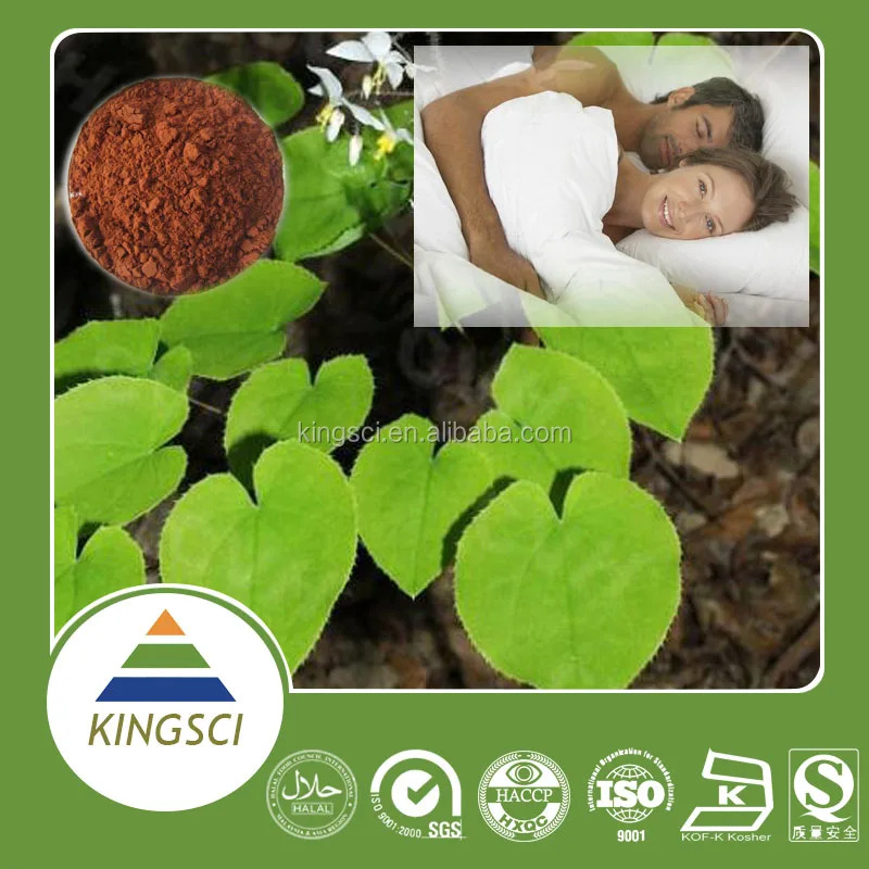 
Horny Goat Weed 98% Icariin Epimedium Leaf Extract Bulk Powder 