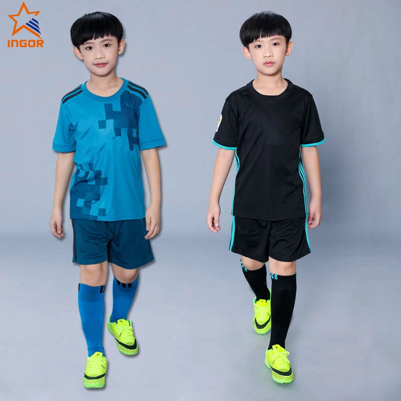 Children Football Club Clothing Custom Football Soccer Jersey Football Uniforms Training Academy Kids Soccer Jersey
