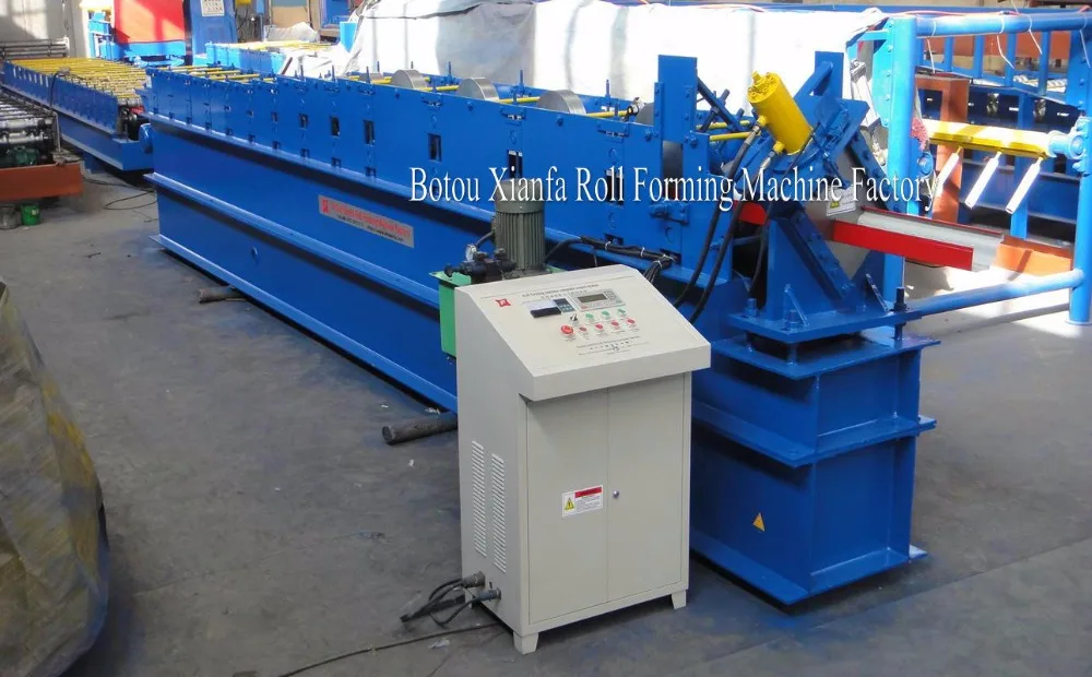 
USA hot used metal roof 6 inch gutter roll forming machine for sale 