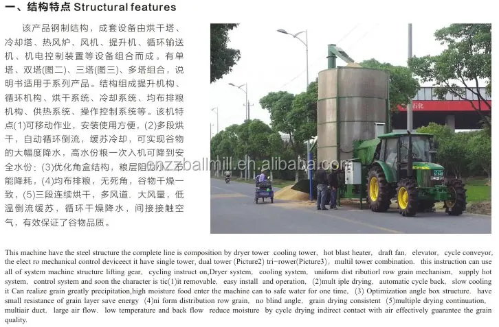 Jiangtai supply Mobile Grain Dryer used for drying grain, mobile corn dryer,mobile rice paddy dryer mobile maize dryer