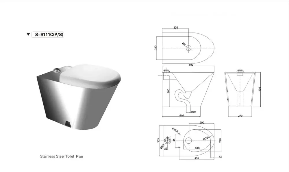 Most Popular High Quality Hotel Bathroom Functional Man Stainless Steel Piss WC Toilet Urinal