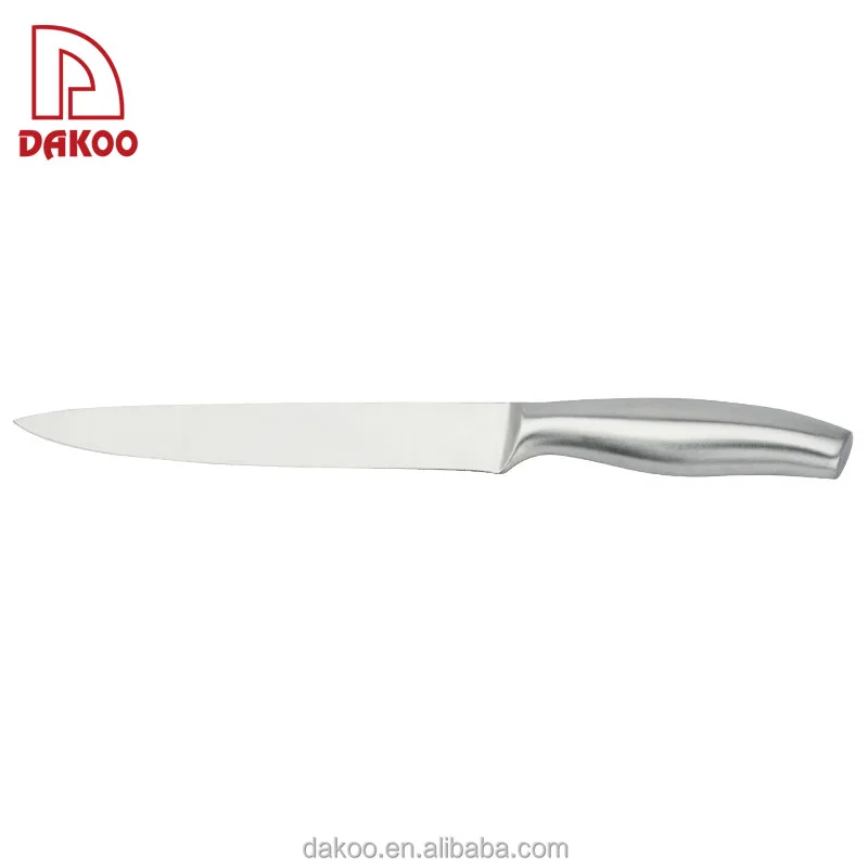 Pro Manufacturer Customized Knives Meat Fruit And Vegetable Carving Slicing Knife Hollow Handle 8 Inch Carving Knife